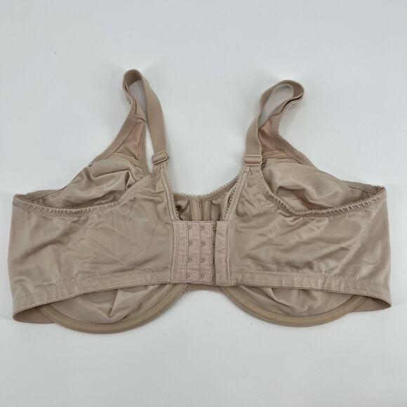 Wacoal Basic Beauty Full Figure Seamless Underwire Bra sand (beige/tan) sz 44DDD - Picture 4 of 10
